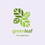 The Green Leaf company logo