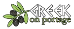 Greek on Portage company logo