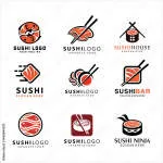 sushi shop company logo